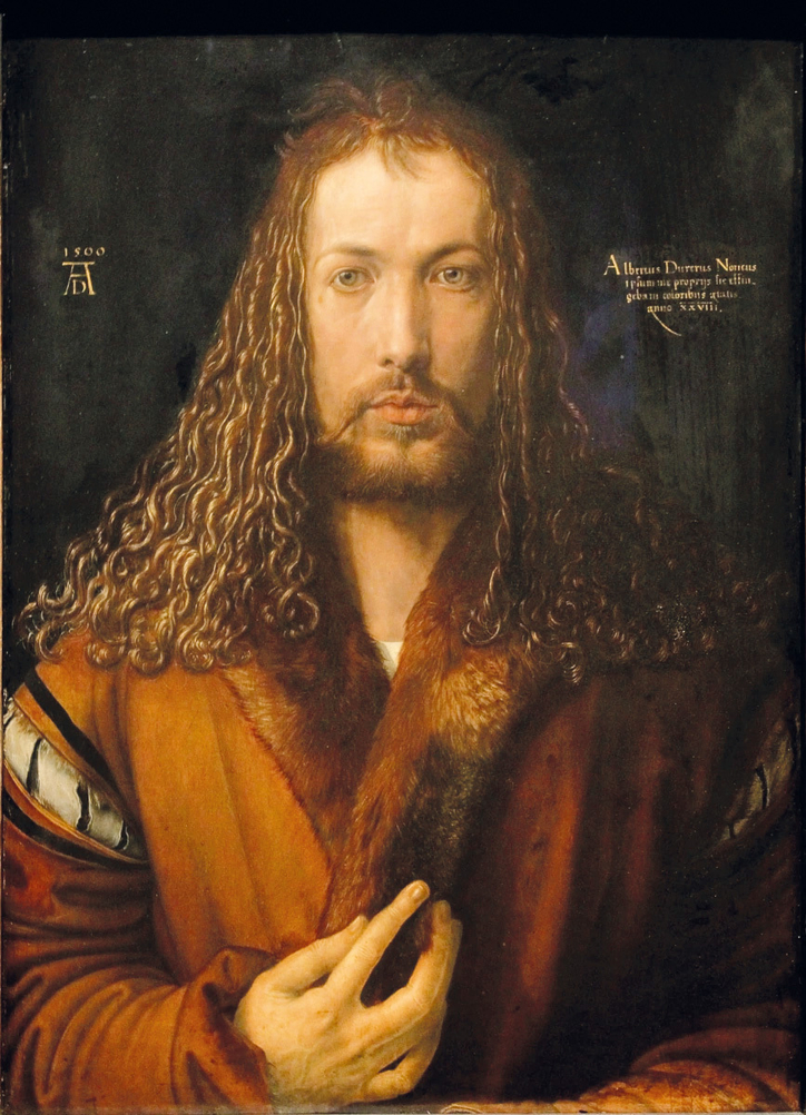 ▲ <strong>자화상4</strong> 30세 Duerer's self potrait (1500)