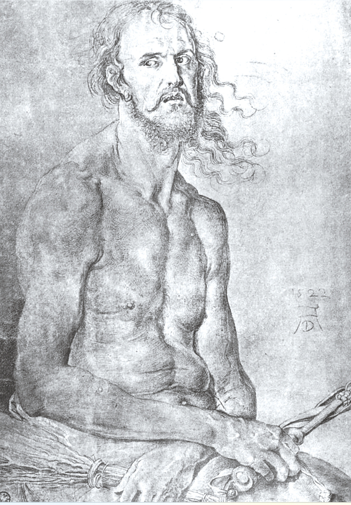 ▲ <strong>자화상6 Man of sorrow</strong> (1522)